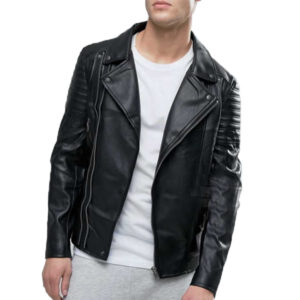 Black Leather Jacket For Bikers