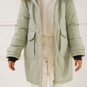 HOODED PUFFER COAT