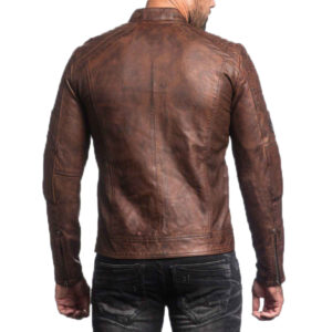 Stylish Biker Leather Jacket For Men